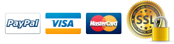 We accept PayPal, Visa, Mastercard, Discover, Amex